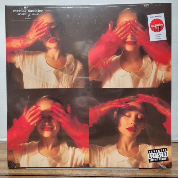 VINYL Ariana Grande: eternal sunshine Ruby Red LP + Alt Cover New / Sealed - Picture 1 of 6